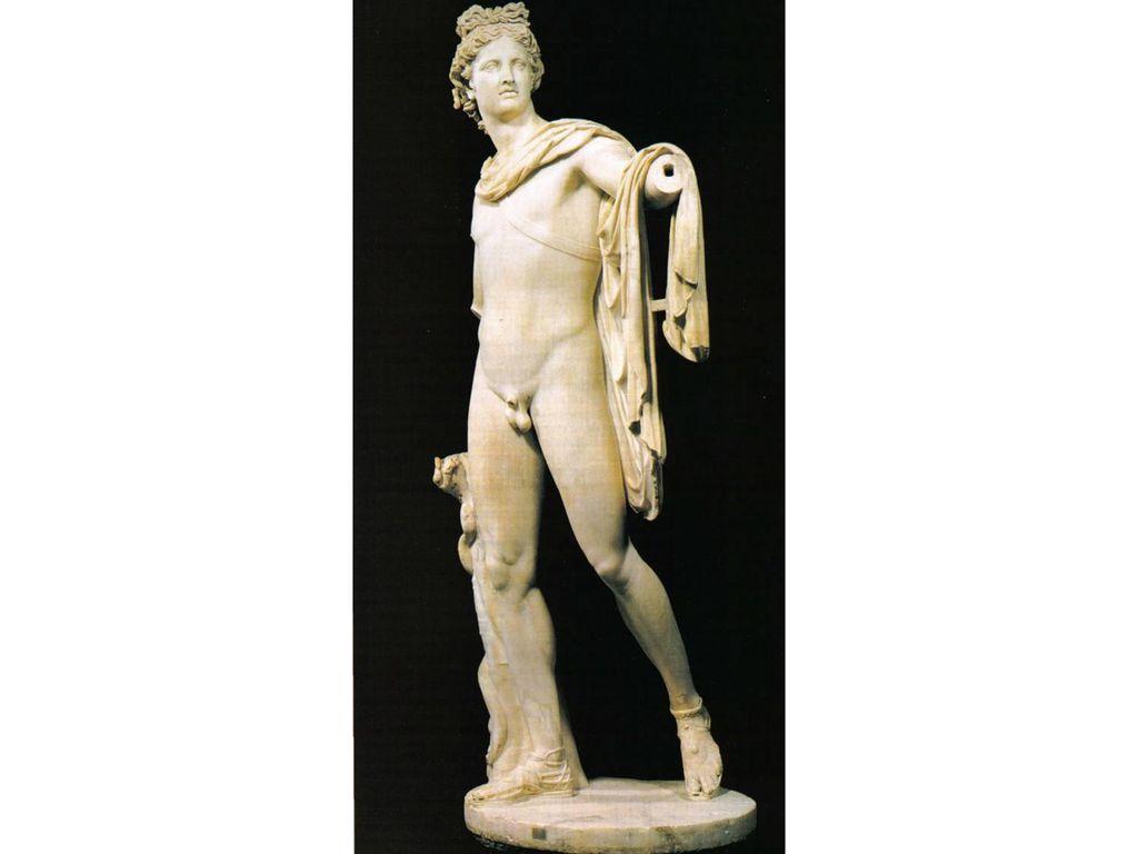 Apolo Belvedere. Copia romana del siglo II a partir de un original de Leochares.