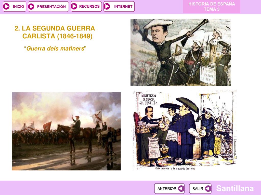 2. LA SEGUNDA GUERRA CARLISTA ( )