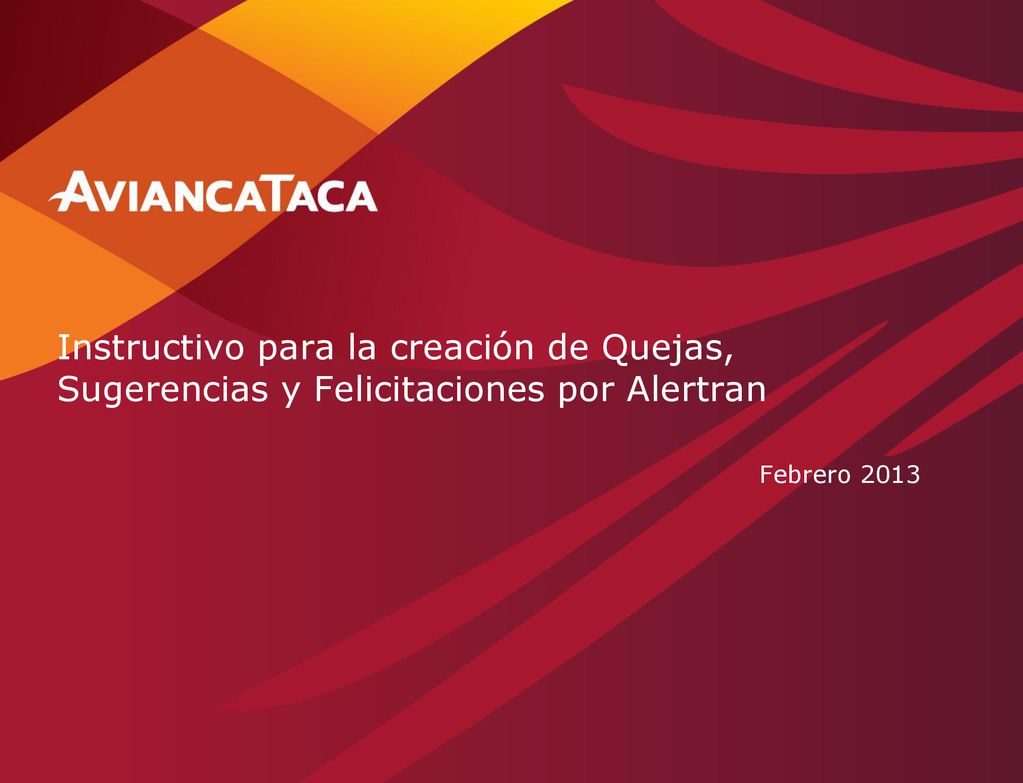 Instructivo para la creación de Quejas, Sugerencias y Felicitaciones por Alertran