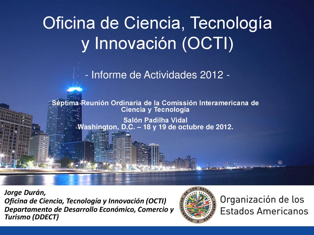 Washington, D.C. – 18 y 19 de octubre de 2012.