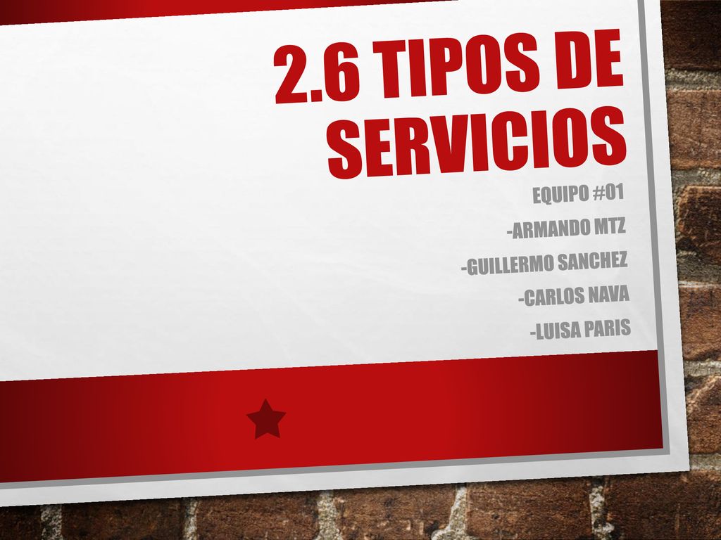 Equipo #01 -Armando Mtz -Guillermo Sanchez -Carlos Nava -Luisa Paris