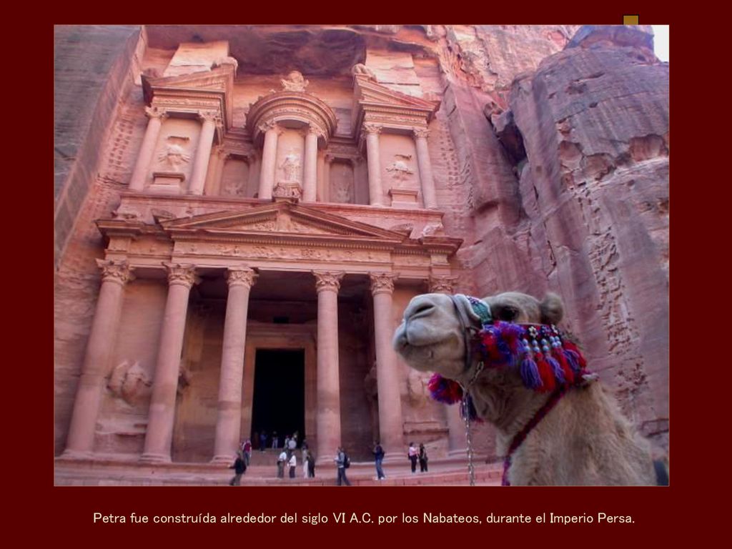 Petra fue construída alrededor del siglo VI A. C