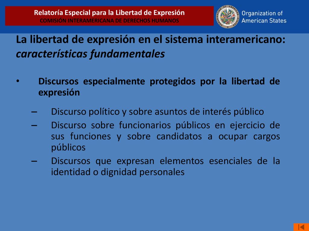 Relatoría Especial para la Libertad de Expresión COMISIÓN INTERAMERICANA DE DERECHOS HUMANOS