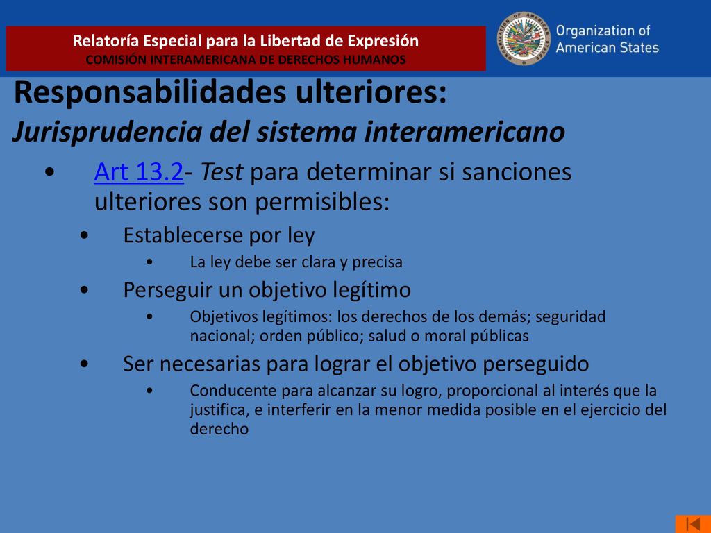 Relatoría Especial para la Libertad de Expresión COMISIÓN INTERAMERICANA DE DERECHOS HUMANOS
