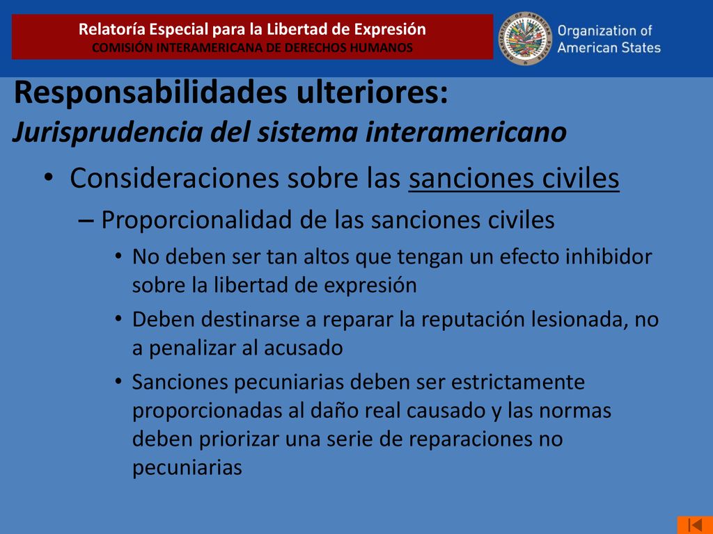 Relatoría Especial para la Libertad de Expresión COMISIÓN INTERAMERICANA DE DERECHOS HUMANOS