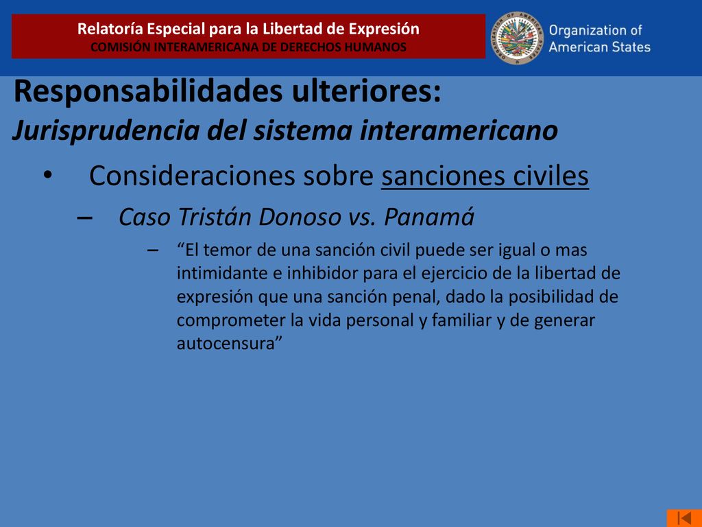 Relatoría Especial para la Libertad de Expresión COMISIÓN INTERAMERICANA DE DERECHOS HUMANOS