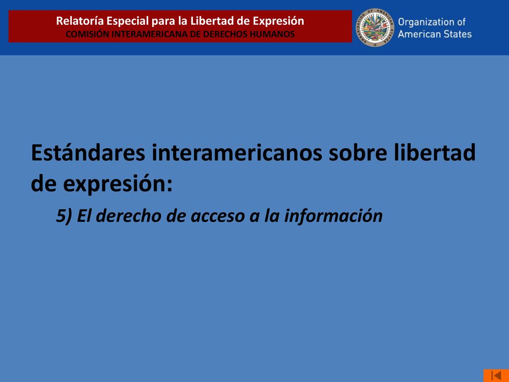 Relatoría Especial para la Libertad de Expresión COMISIÓN INTERAMERICANA DE DERECHOS HUMANOS