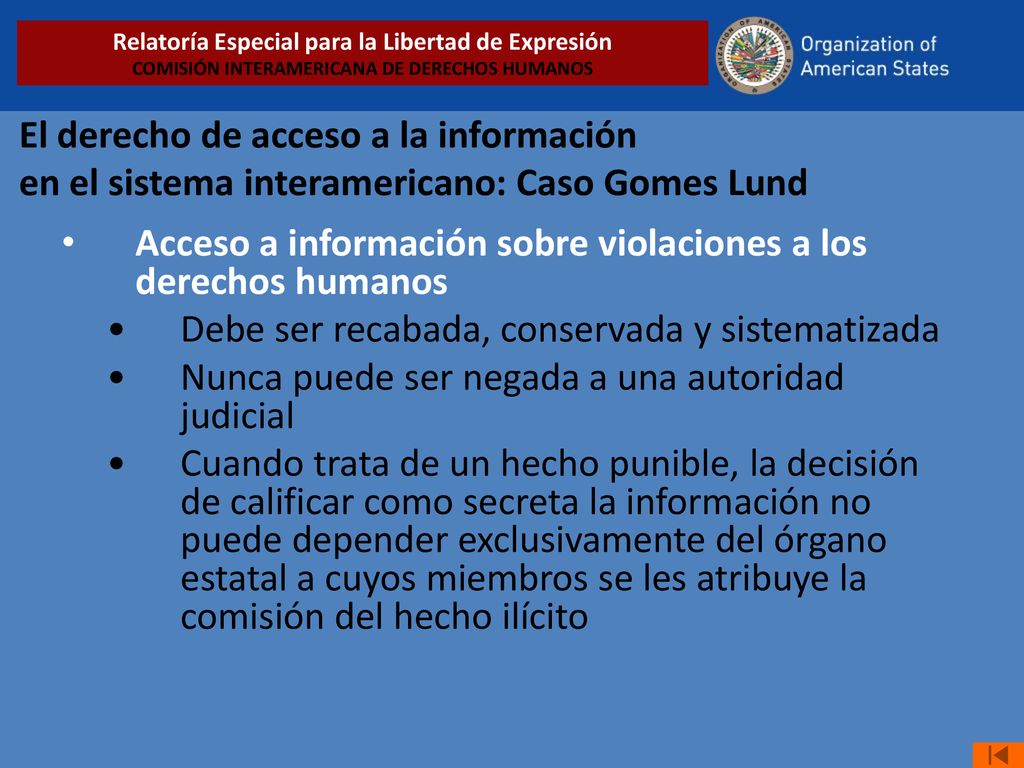 Acceso a información sobre violaciones a los derechos humanos