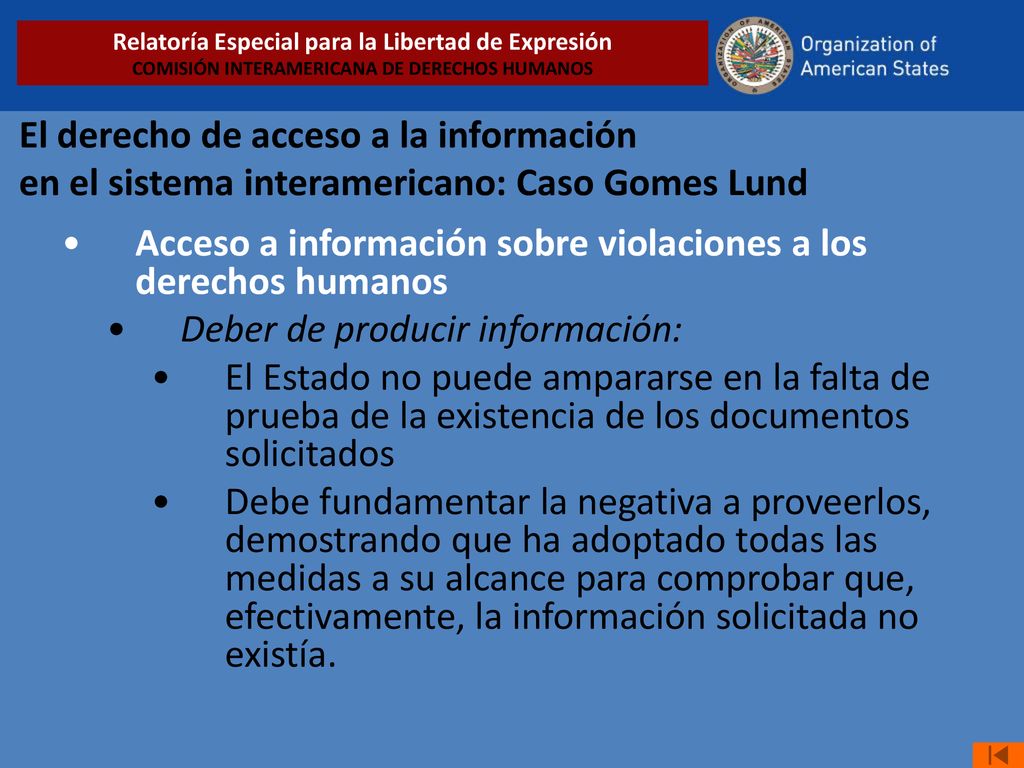 Acceso a información sobre violaciones a los derechos humanos