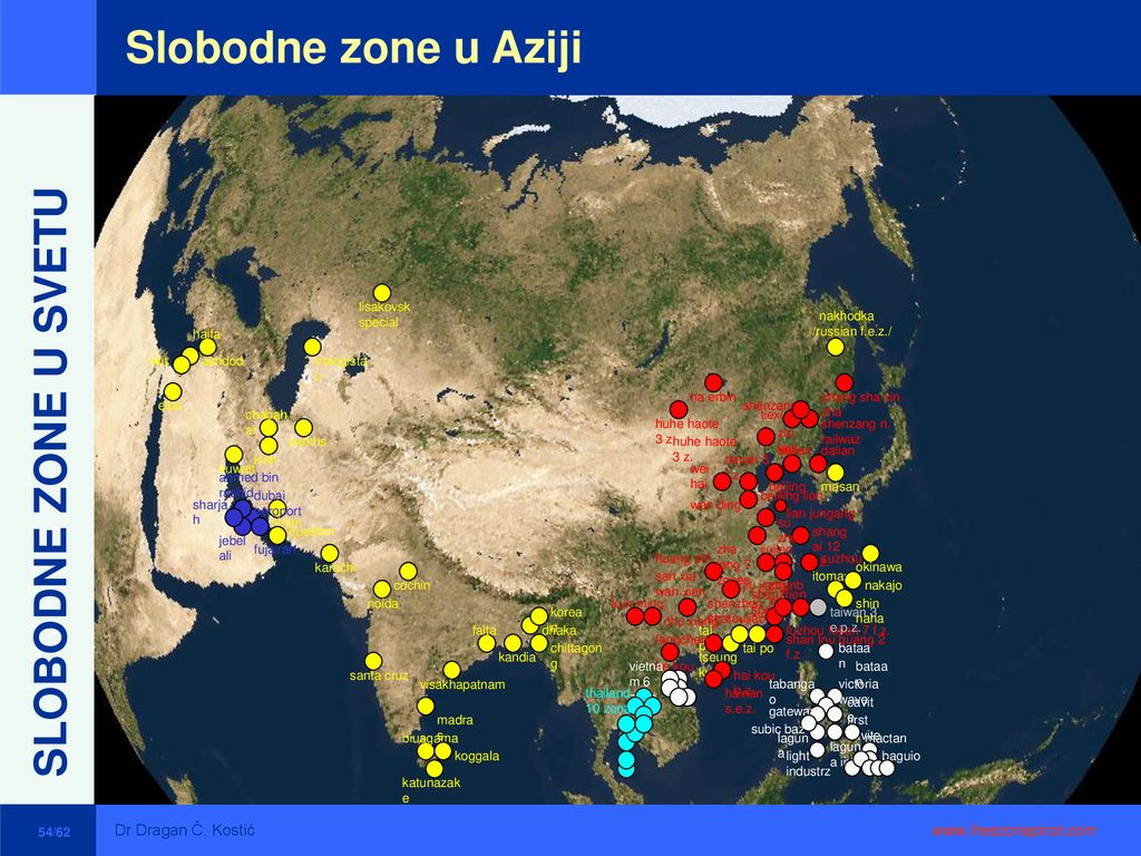 Slobodne zone u Aziji SLOBODNE ZONE U SVETU sarkhs chabahar kish