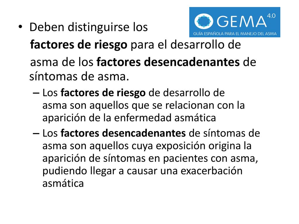 Deben distinguirse los factores de riesgo para el desarrollo de