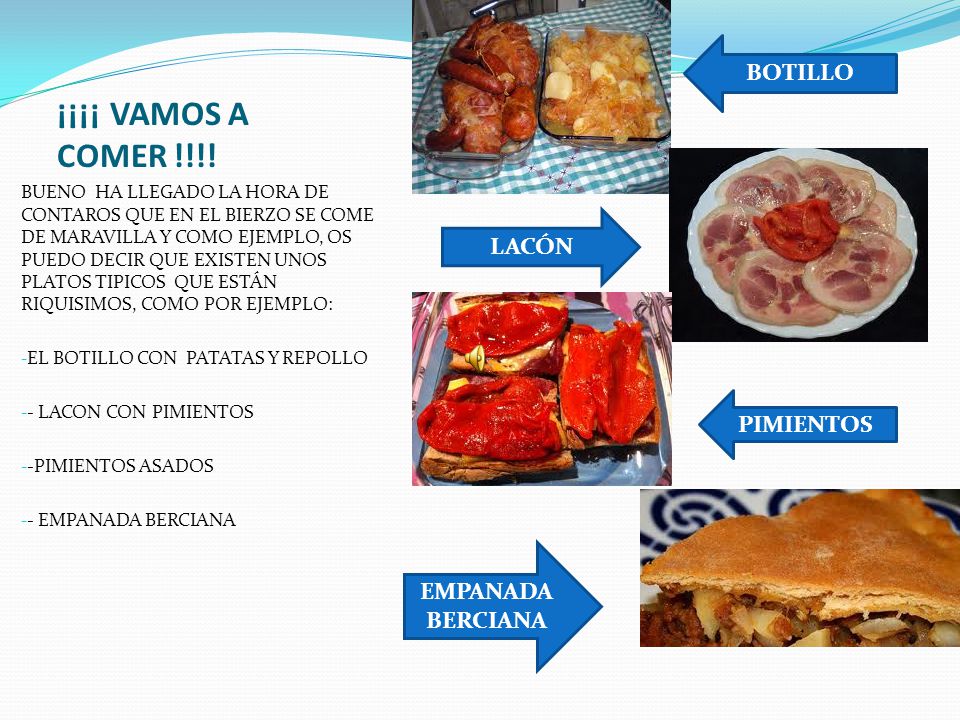 ¡¡¡¡ VAMOS A COMER !!!! BOTILLO LACÓN PIMIENTOS EMPANADA BERCIANA