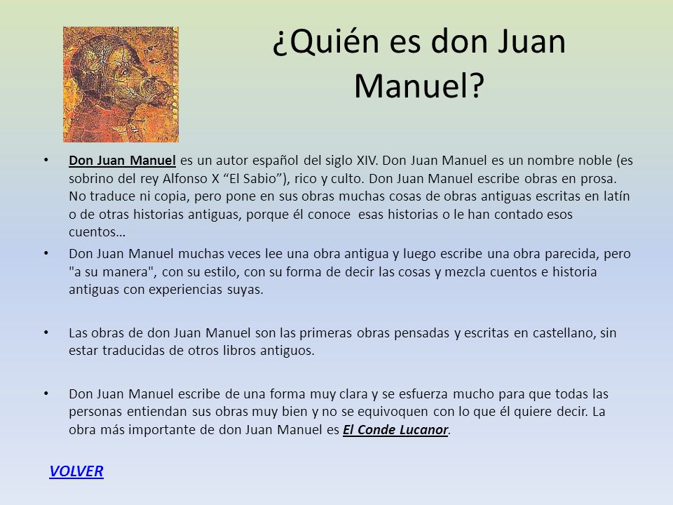 ¿Quién es don Juan Manuel