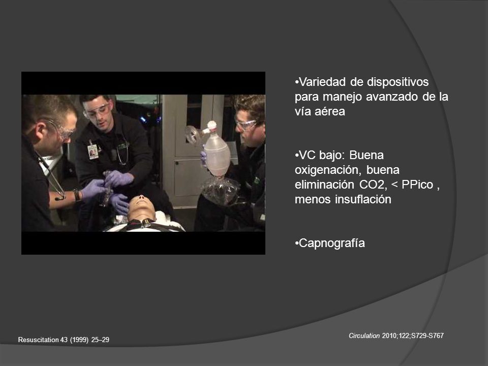 Variedad de dispositivos para manejo avanzado de la vía aérea