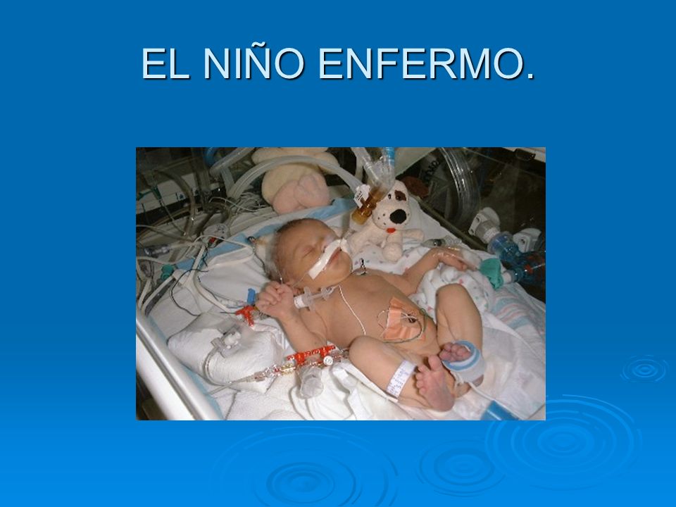 EL NIÑO ENFERMO.