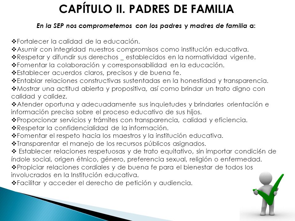 CAPÍTULO II. PADRES DE FAMILIA