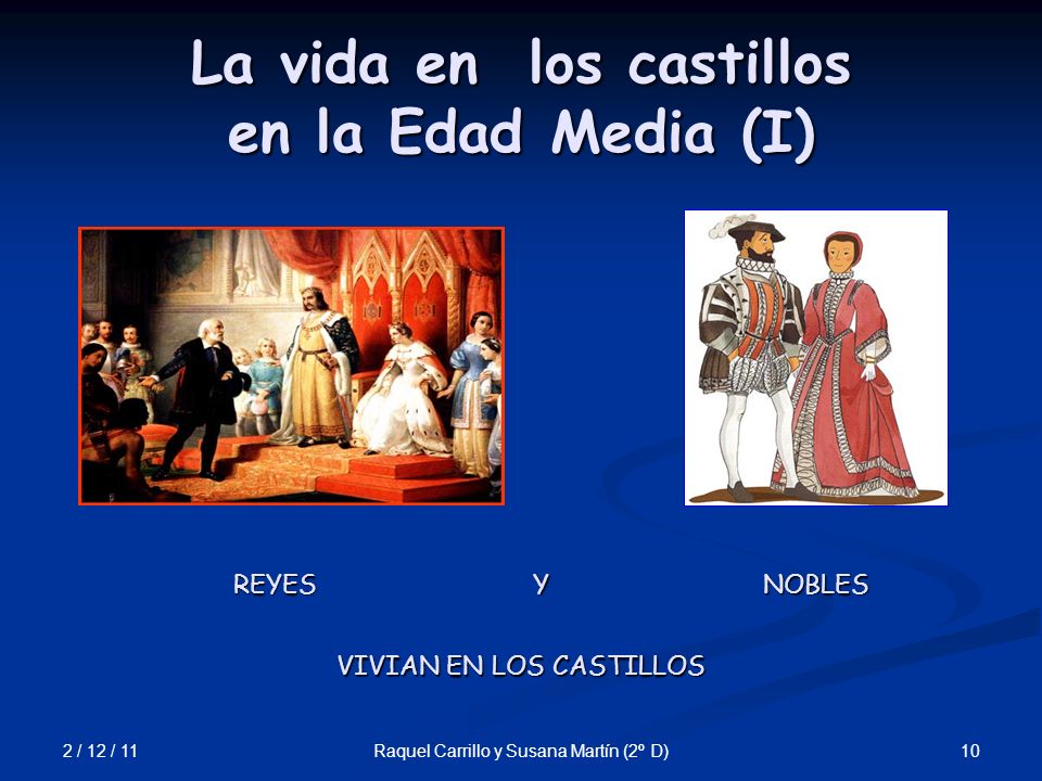 La vida en los castillos en la Edad Media (I)