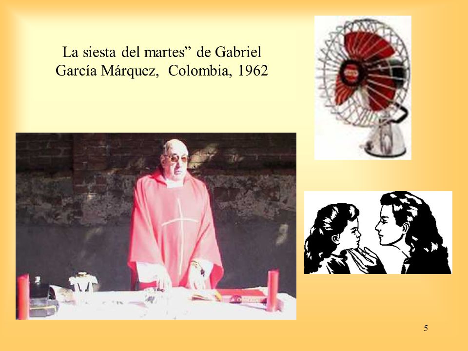La siesta del martes de Gabriel García Márquez, Colombia, 1962