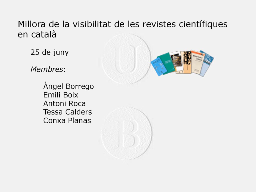 Millora de la visibilitat de les revistes científiques en català