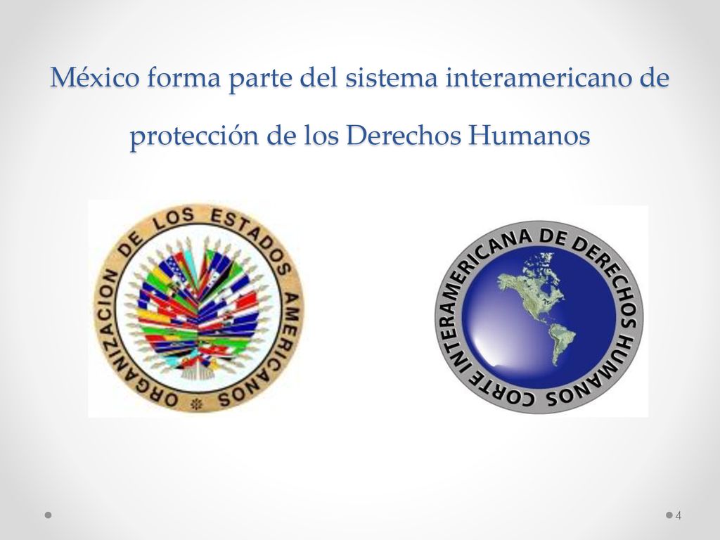 México forma parte del sistema interamericano de protección de los Derechos Humanos