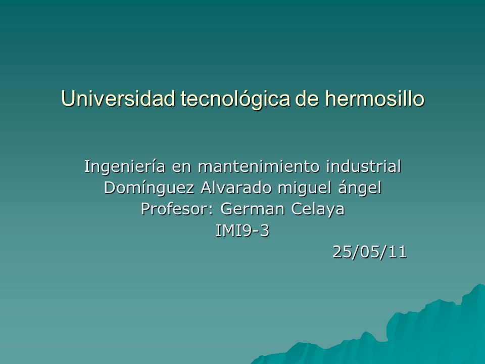 Universidad tecnológica de hermosillo