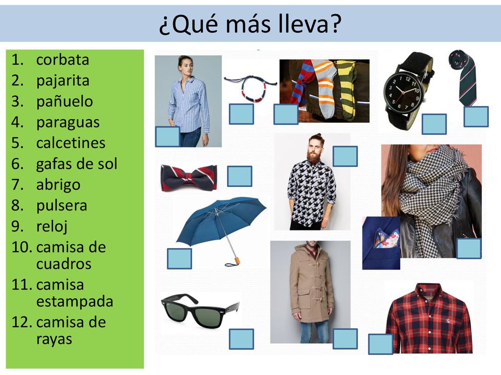 ¿Qué más lleva corbata pajarita pañuelo paraguas calcetines