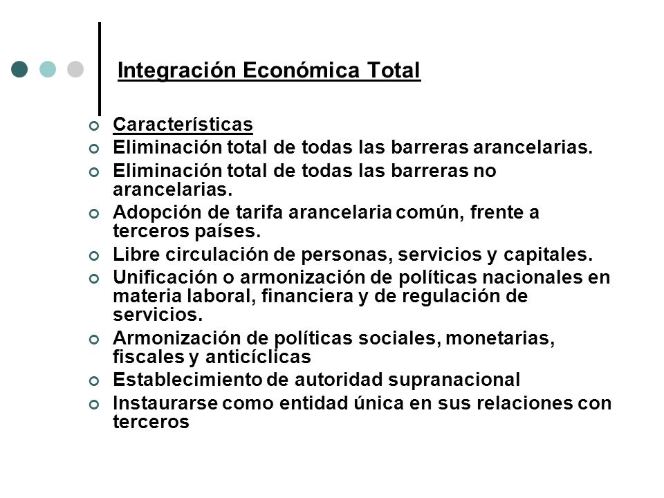 Integración Económica Total