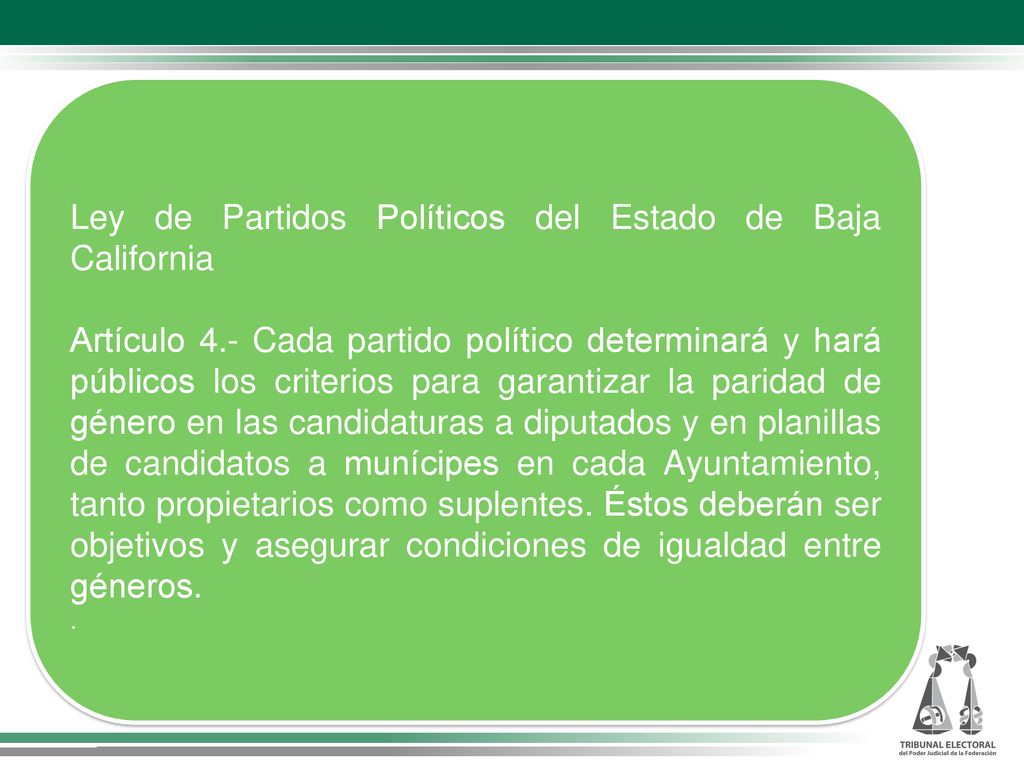 Ley de Partidos Políticos del Estado de Baja California