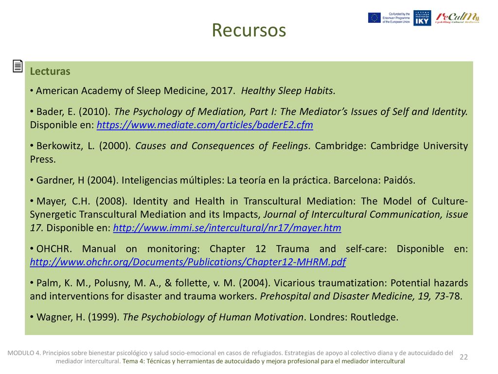 Recursos Lecturas. American Academy of Sleep Medicine, Healthy Sleep Habits.