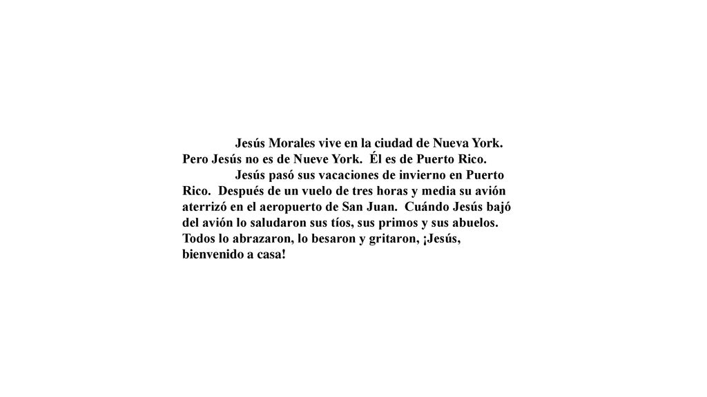 Jesús Morales vive en la ciudad de Nueva York