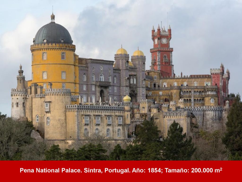 Pena National Palace. Sintra, Portugal. Año: 1854; Tamaño: m2