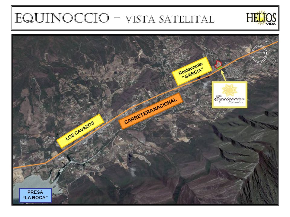 Helios VIDA Equinoccio – VISTA SATELITAL CARRETERA NACIONAL