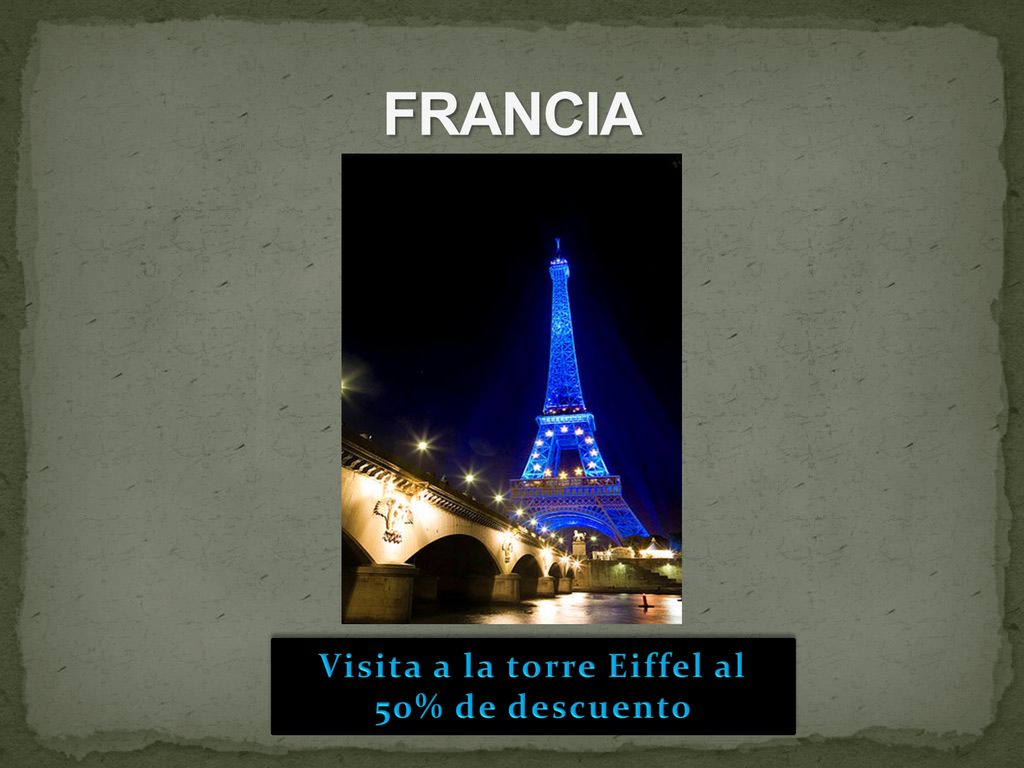 Visita a la torre Eiffel al 50% de descuento