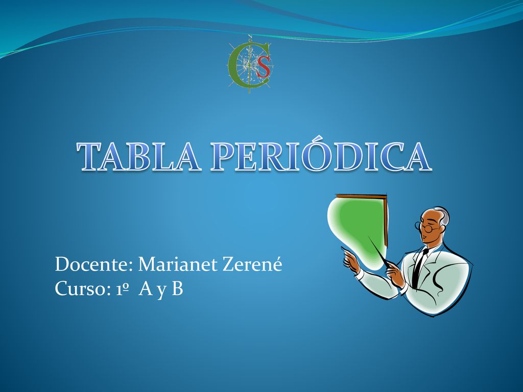 TABLA PERIÓDICA Docente: Marianet Zerené Curso: 1º A y B