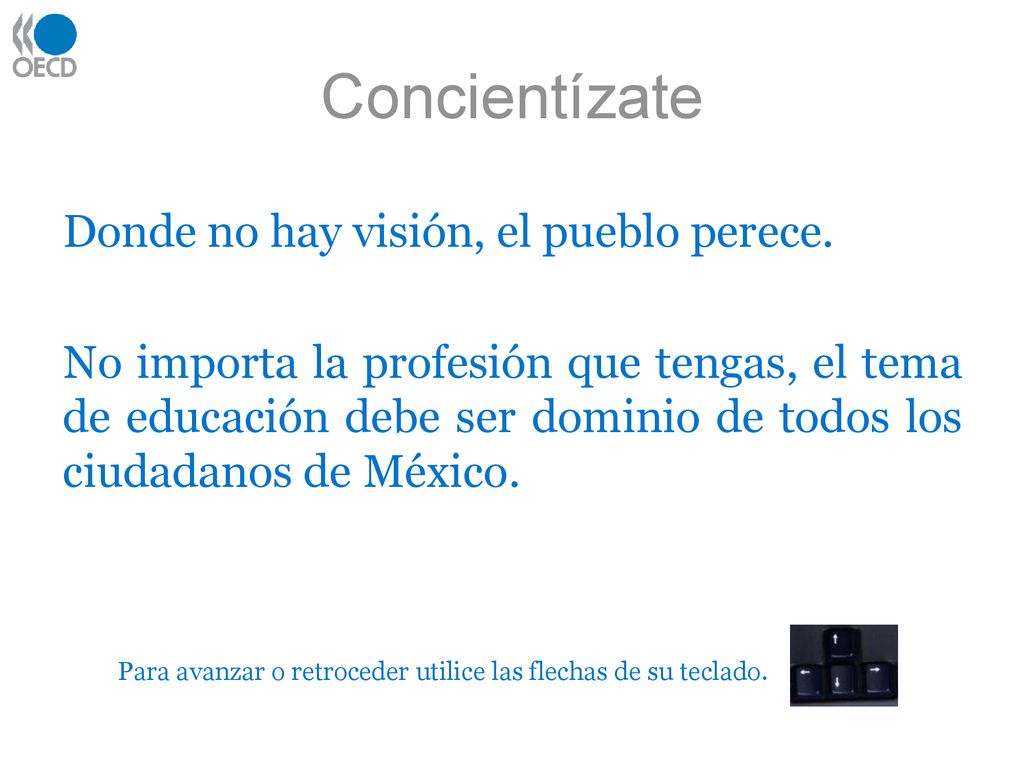 Concientízate Donde no hay visión, el pueblo perece.