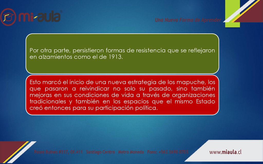 Por otra parte, persistieron formas de resistencia que se reflejaron en alzamientos como el de 1913.