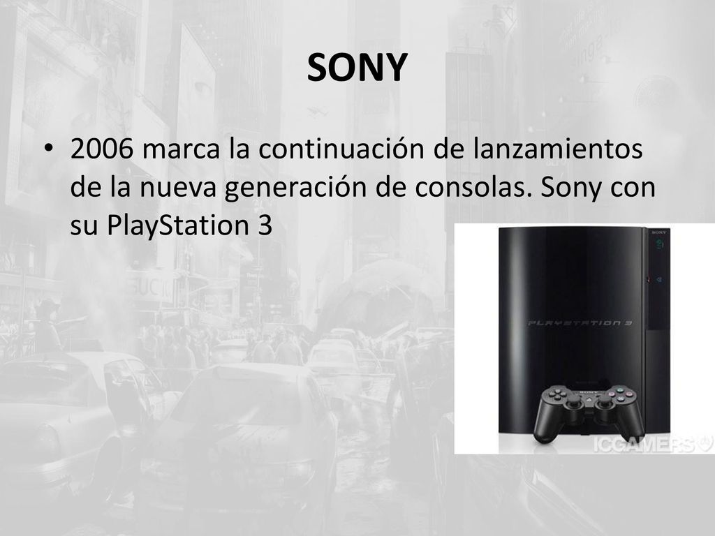 SONY 2006 marca la continuación de lanzamientos de la nueva generación de consolas.