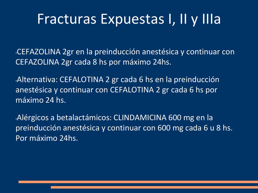 Fracturas Expuestas I, II y IIIa