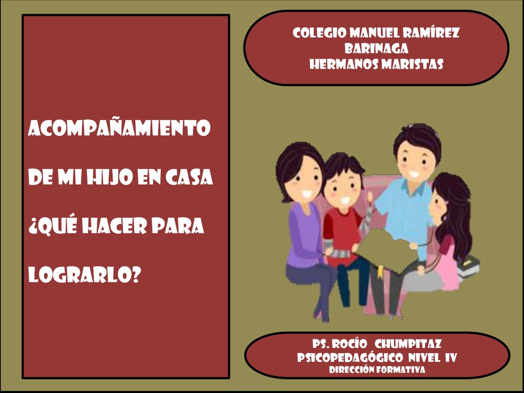 Acompañamiento de mi hijo en casa ¿Qué hacer para lograrlo