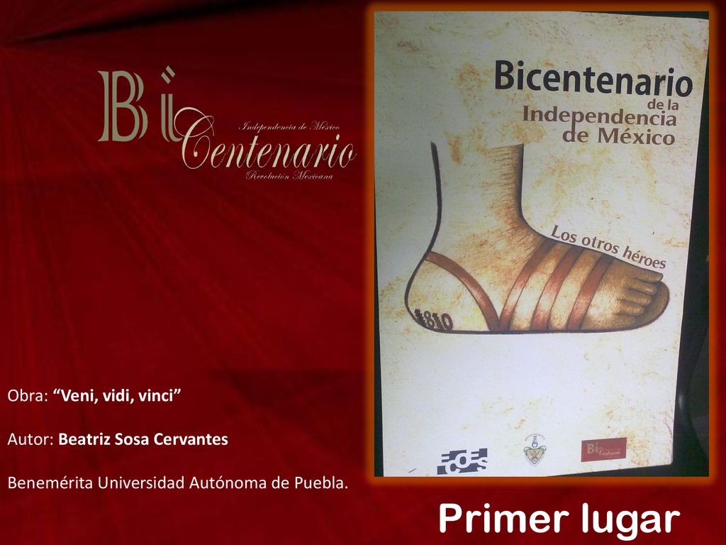Primer lugar Obra: Veni, vidi, vinci Autor: Beatriz Sosa Cervantes