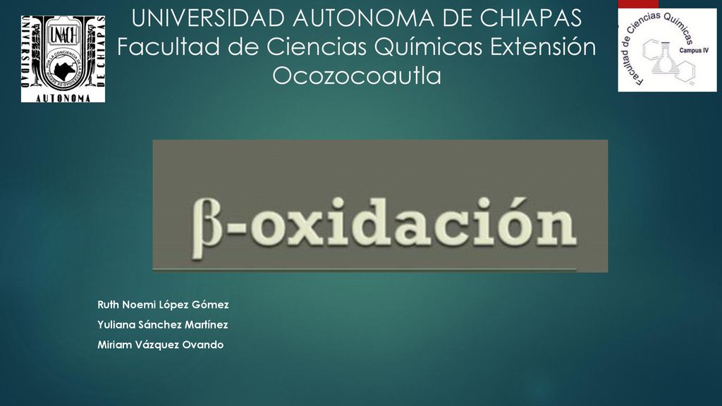 UNIVERSIDAD AUTONOMA DE CHIAPAS Facultad de Ciencias Químicas Extensión Ocozocoautla