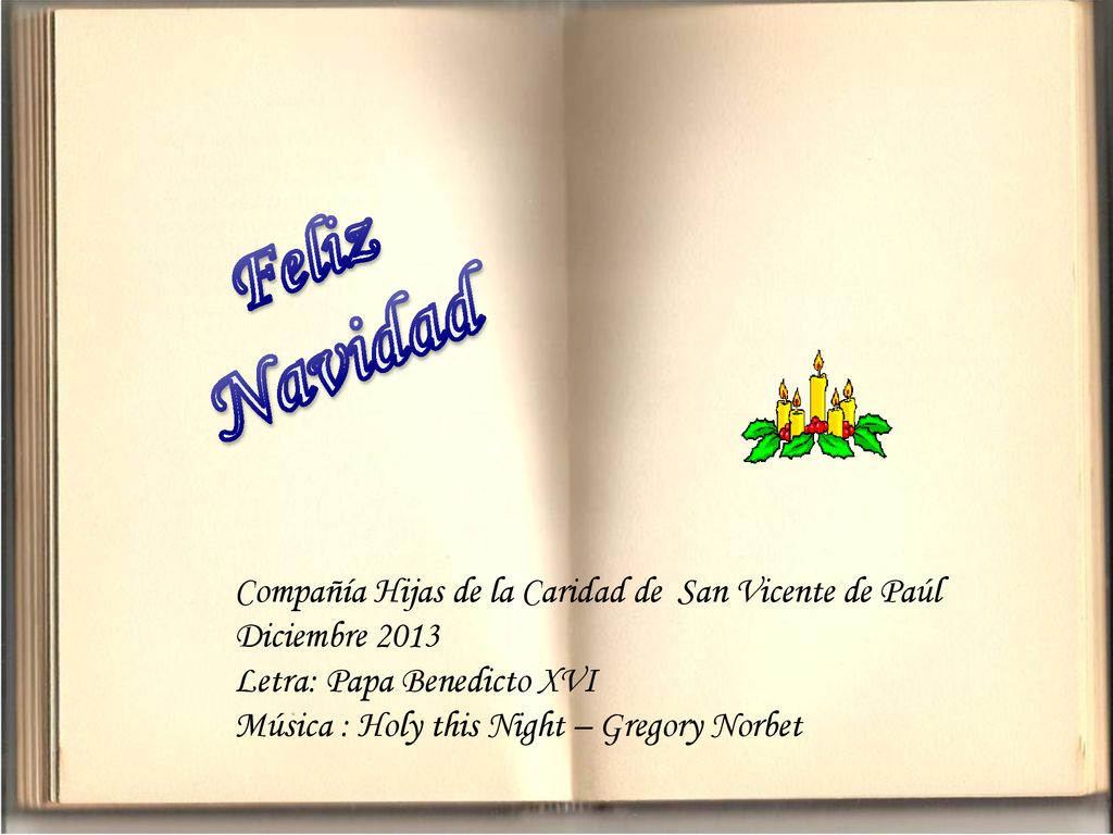 Feliz Navidad Compañía Hijas de la Caridad de San Vicente de Paúl