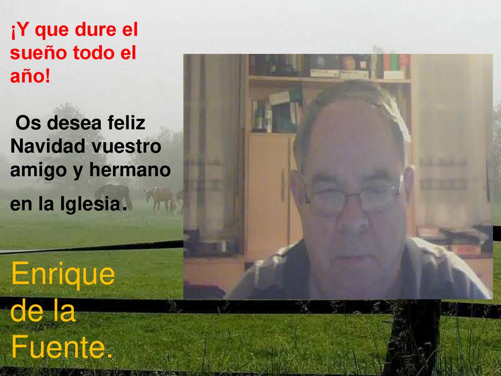 Enrique de la Fuente. ¡Y que dure el sueño todo el año!