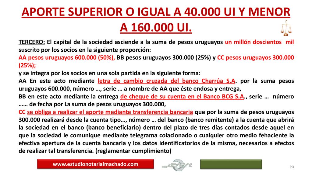 APORTE SUPERIOR O IGUAL A UI Y MENOR A UI.