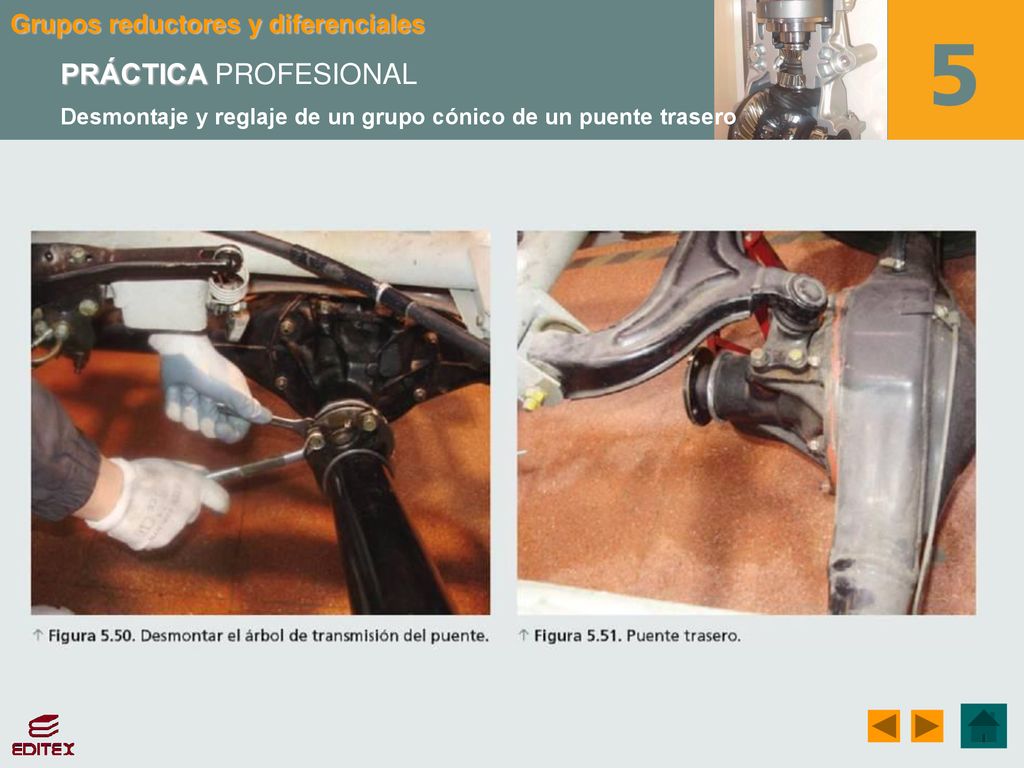 PRÁCTICA PROFESIONAL Desmontaje y reglaje de un grupo cónico de un puente trasero