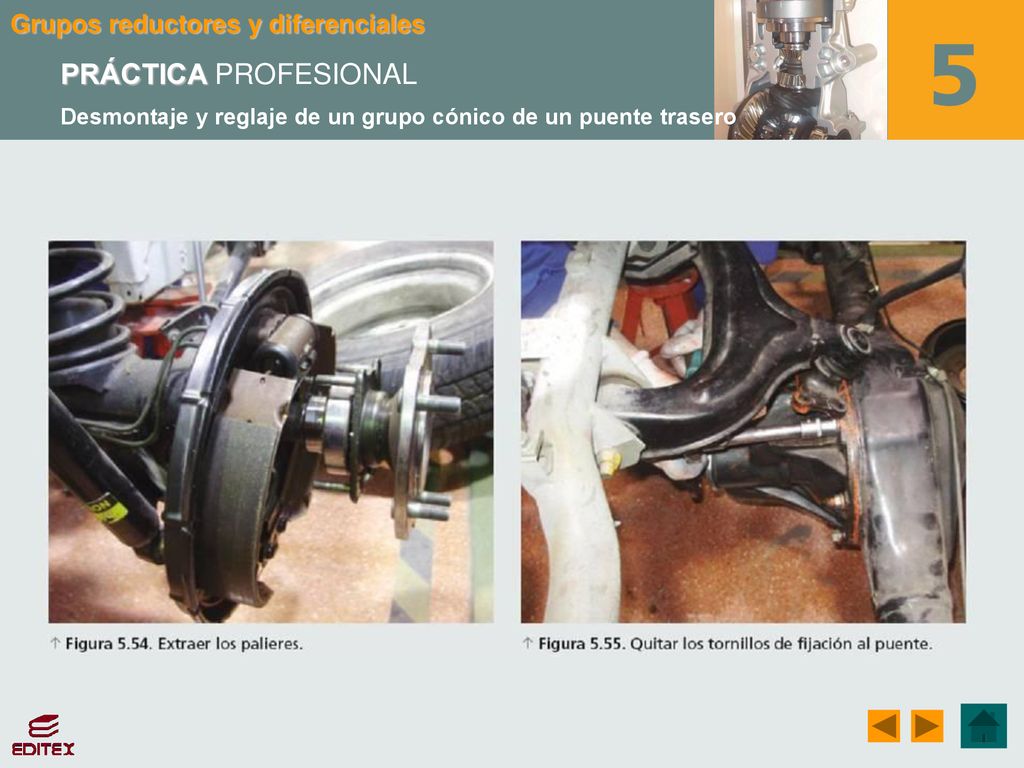 PRÁCTICA PROFESIONAL Desmontaje y reglaje de un grupo cónico de un puente trasero