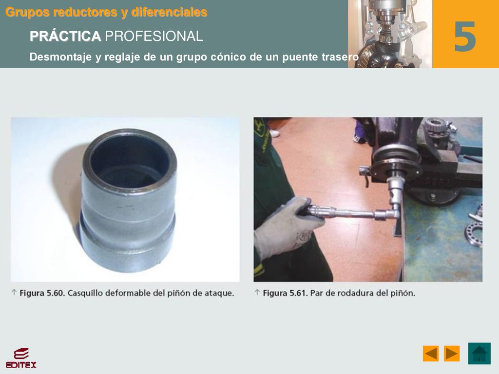 PRÁCTICA PROFESIONAL Desmontaje y reglaje de un grupo cónico de un puente trasero