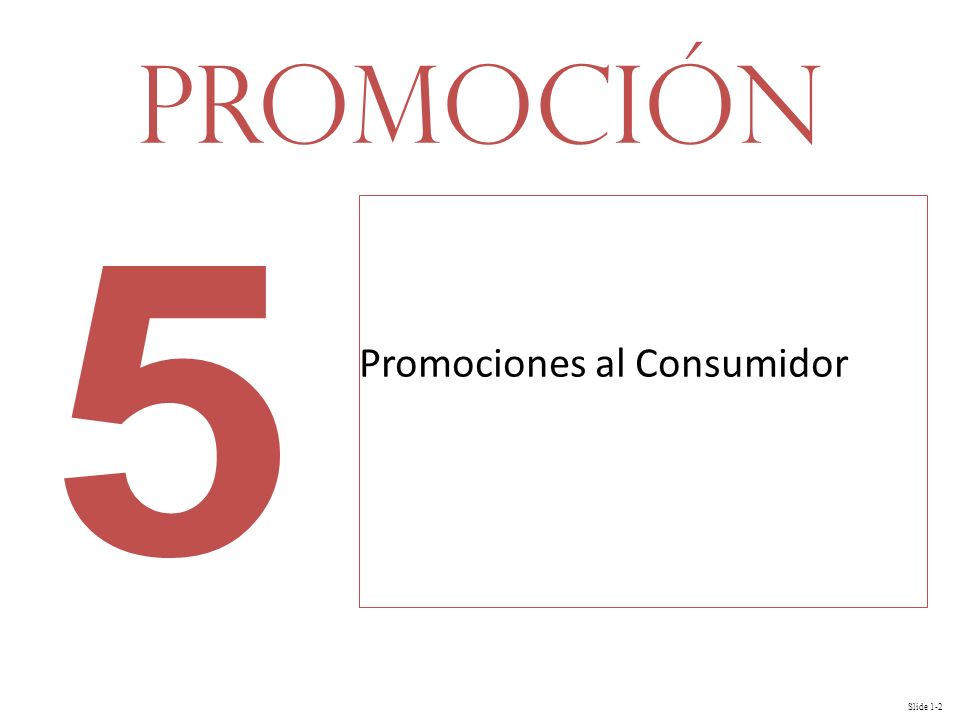 Promociones al Consumidor