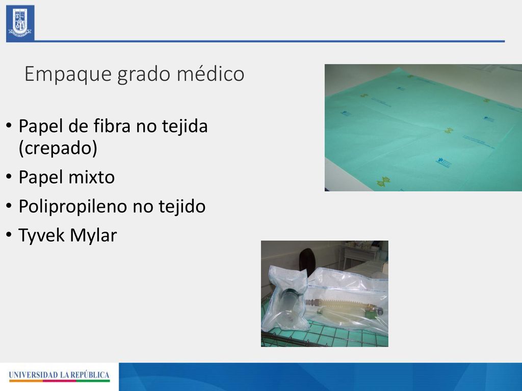 Empaque grado médico Papel de fibra no tejida (crepado) Papel mixto