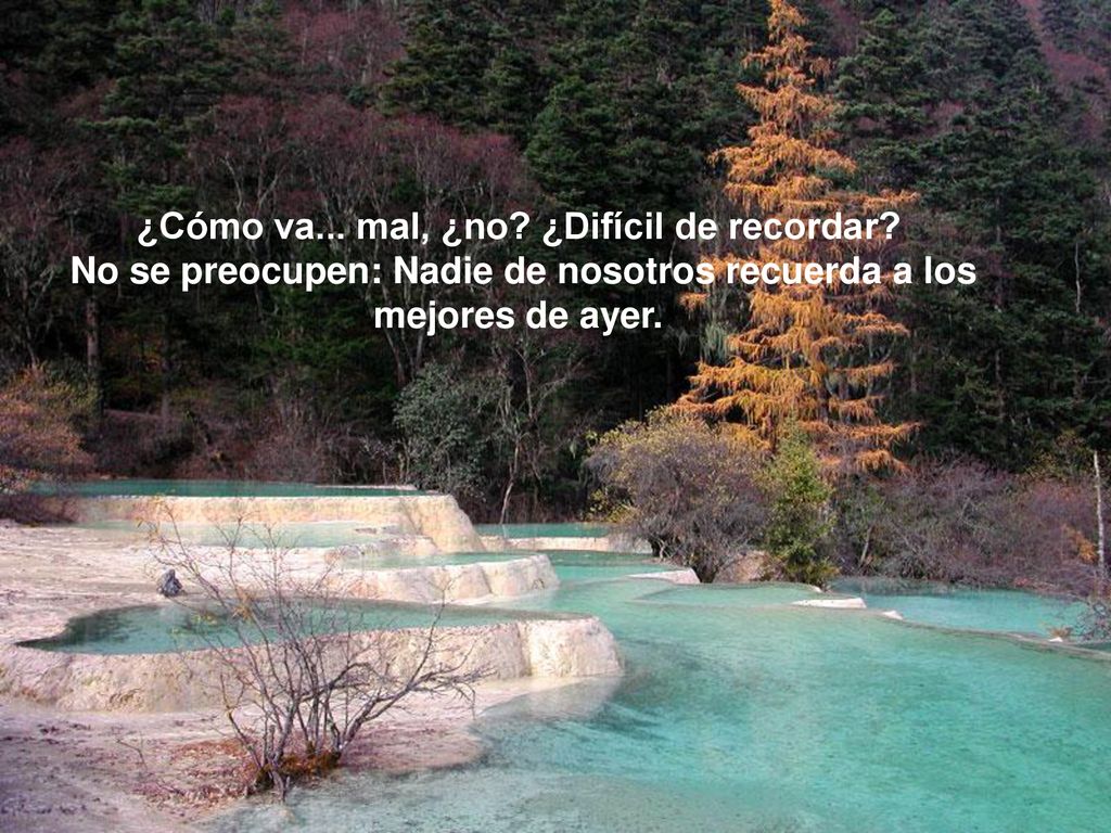 ¿Cómo va. mal, ¿no. ¿Difícil de recordar